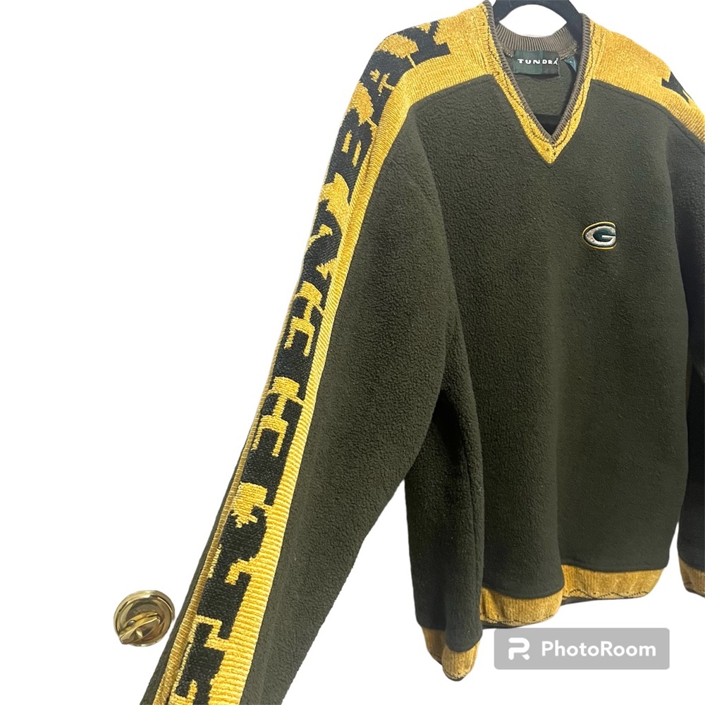Vintage Green Bay Packers Tundra Canada Sweater Size Medium